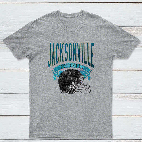 Vintage Football Hometown Team Print T-Shirt