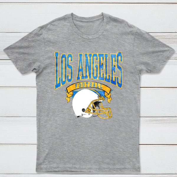 Vintage Football Hometown Team Print T-Shirt