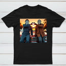 Vintage Michael Myers Halloween Heart Hands T-Shirt