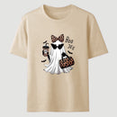 Boo-Jee Leopard Ghost Funny Fall Halloween T-Shirt
