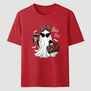 Boo-Jee Leopard Ghost Funny Fall Halloween T-Shirt