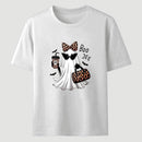 Boo-Jee Leopard Ghost Funny Fall Halloween T-Shirt