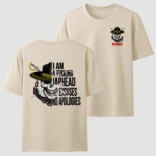 American Guardian USMC Jarhead Skull T-Shirt