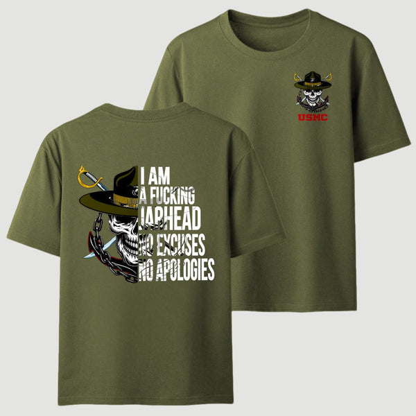American Guardian USMC Jarhead Skull T-Shirt