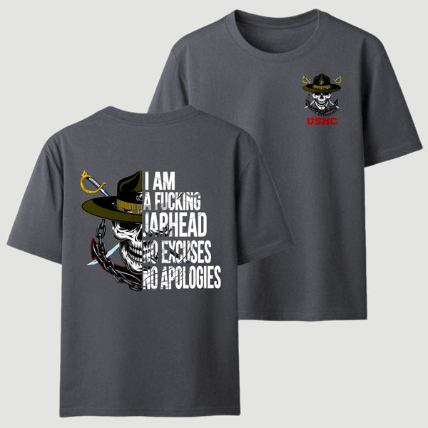 American Guardian USMC Jarhead Skull T-Shirt