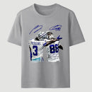 Vintage Close-Up Football Athlete Signature Graphic T-Shirt
