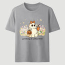 Halloween Growing A Little Boo Funny Pregnancy Spooky T-Shirt