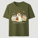 Halloween Growing A Little Boo Funny Pregnancy Spooky T-Shirt
