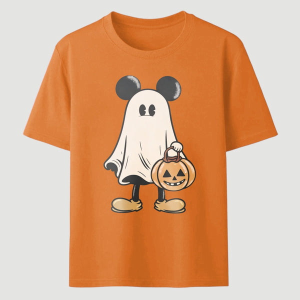 Retro Halloween Trick or Treat Spooky Couple Trip T-Shirt