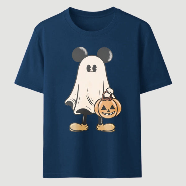 Retro Halloween Trick or Treat Spooky Couple Trip T-Shirt