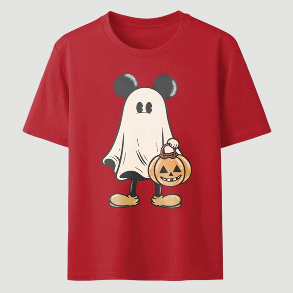 Retro Halloween Trick or Treat Spooky Couple Trip T-Shirt