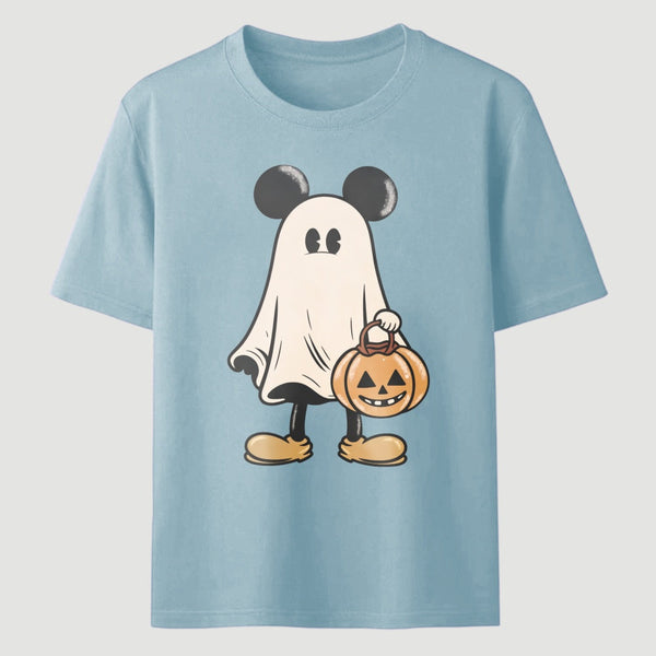 Retro Halloween Trick or Treat Spooky Couple Trip T-Shirt
