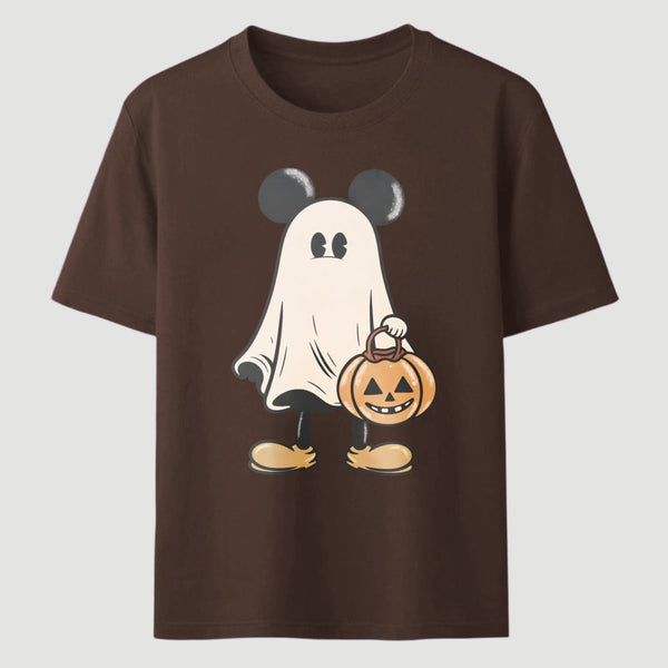 Retro Halloween Trick or Treat Spooky Couple Trip T-Shirt