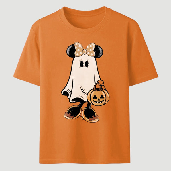 Retro Halloween Trick or Treat Spooky Couple Trip T-Shirt