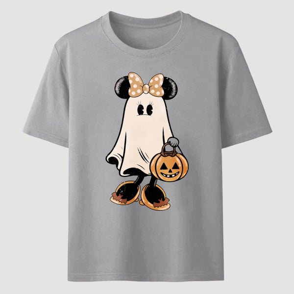 Retro Halloween Trick or Treat Spooky Couple Trip T-Shirt