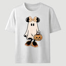Retro Halloween Trick or Treat Spooky Couple Trip T-Shirt