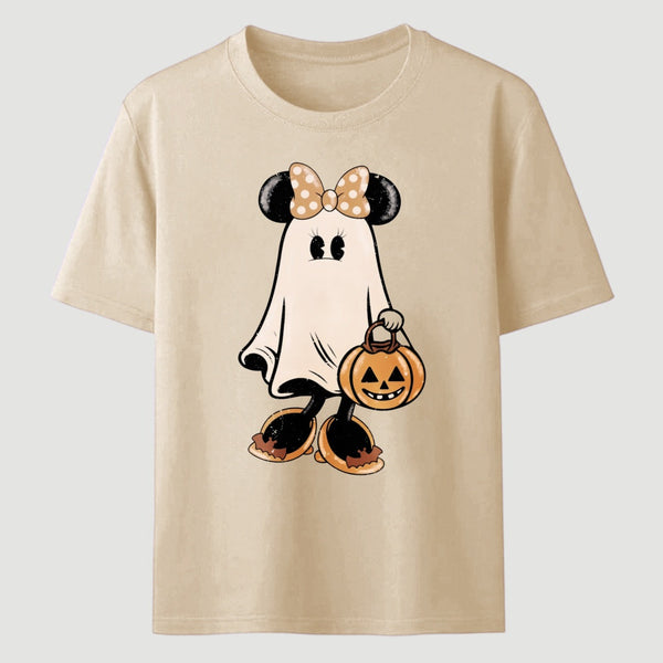 Retro Halloween Trick or Treat Spooky Couple Trip T-Shirt
