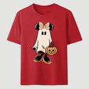 Retro Halloween Trick or Treat Spooky Couple Trip T-Shirt