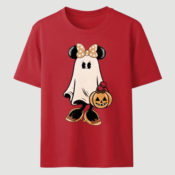 Retro Halloween Trick or Treat Spooky Couple Trip T-Shirt