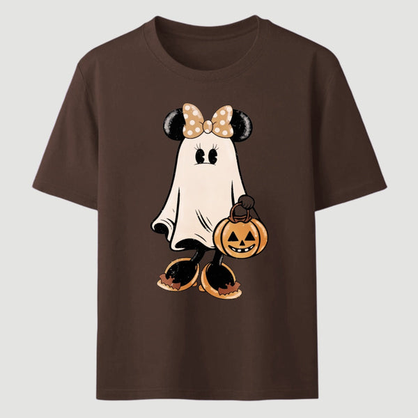Retro Halloween Trick or Treat Spooky Couple Trip T-Shirt