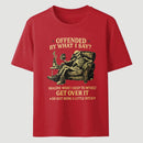 Black Sarcastic Skeleton Beer Humorous Art T-Shirt