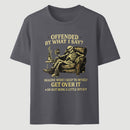 Black Sarcastic Skeleton Beer Humorous Art T-Shirt