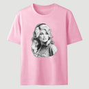 Vitage Dolly Parton Portrait Style 80s Country Music T-Shirt