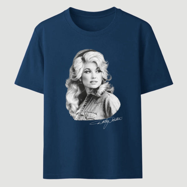 Vitage Dolly Parton Portrait Style 80s Country Music T-Shirt