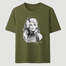 Vitage Dolly Parton Portrait Style 80s Country Music T-Shirt