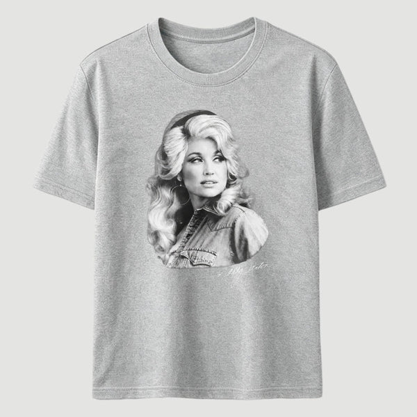Vitage Dolly Parton Portrait Style 80s Country Music T-Shirt