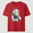 Vitage Dolly Parton Portrait Style 80s Country Music T-Shirt