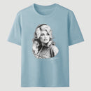 Vitage Dolly Parton Portrait Style 80s Country Music T-Shirt