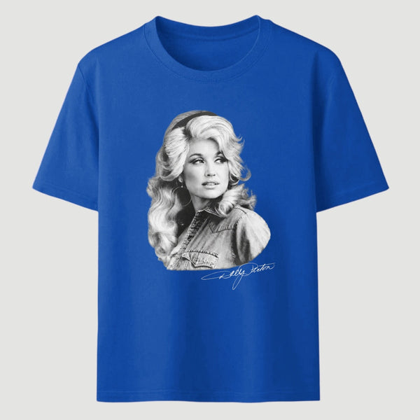 Vitage Dolly Parton Portrait Style 80s Country Music T-Shirt
