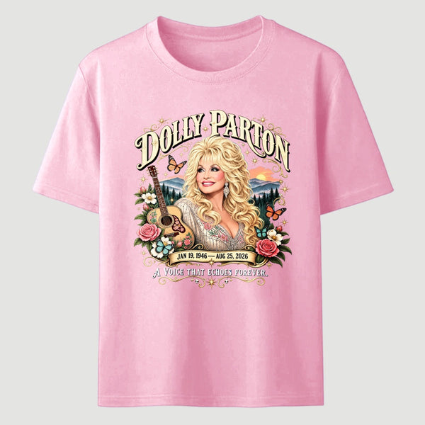 Country Music Tribute Dolly Parton Style Memorial T-Shirt