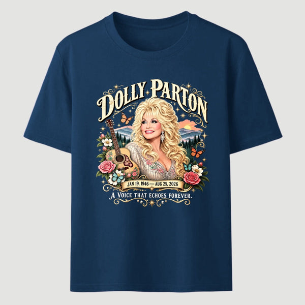 Country Music Tribute Dolly Parton Style Memorial T-Shirt