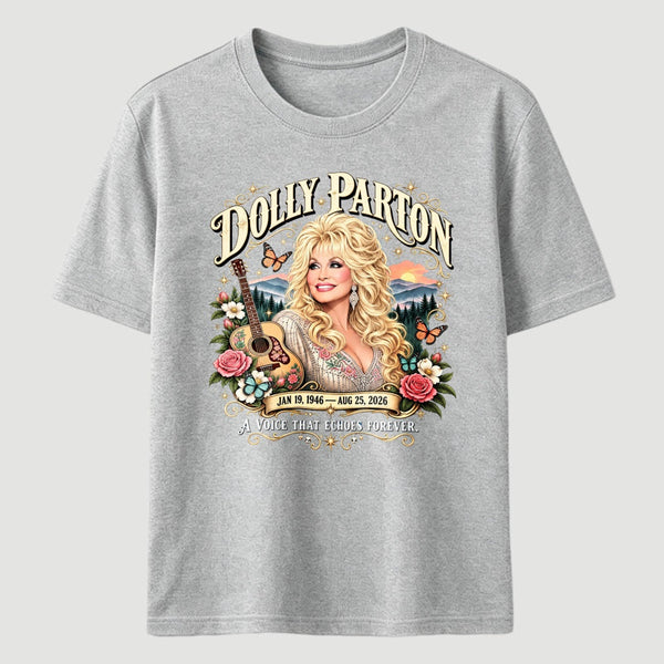Country Music Tribute Dolly Parton Style Memorial T-Shirt