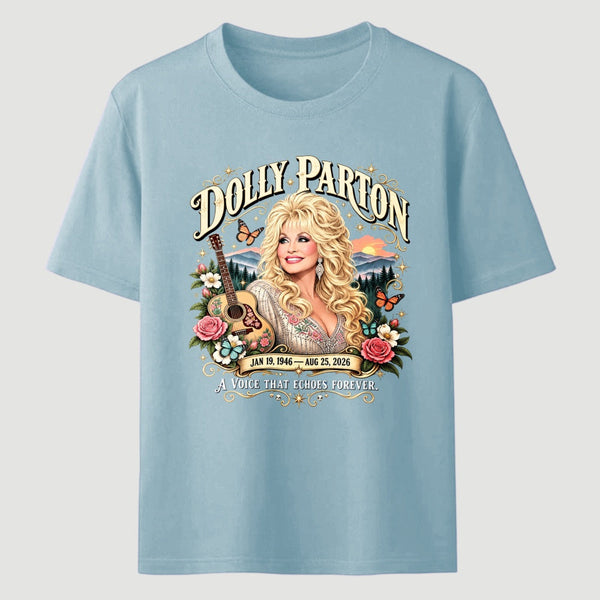 Country Music Tribute Dolly Parton Style Memorial T-Shirt