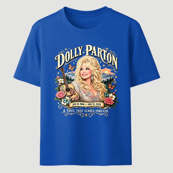 Country Music Tribute Dolly Parton Style Memorial T-Shirt