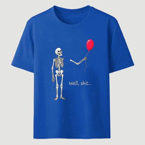 Funny Skeleton Balloon Halloween T-Shirt