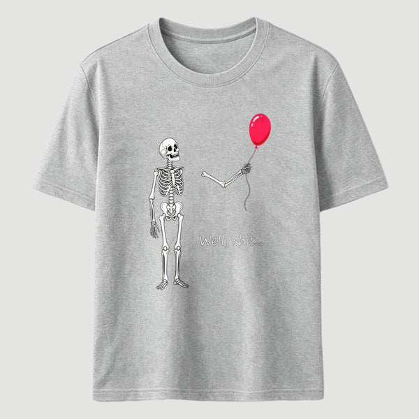 Funny Skeleton Balloon Halloween T-Shirt