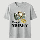 Time is Money Graphic Print T-Shirt