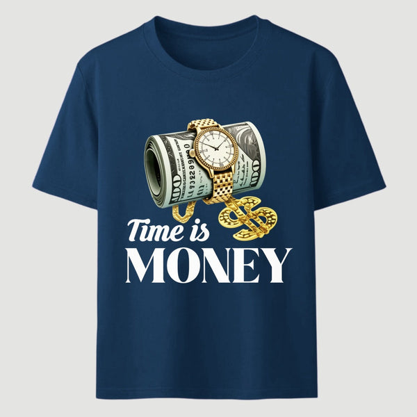 Time is Money Graphic Print T-Shirt