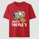 Time is Money Graphic Print T-Shirt