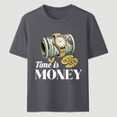 Time is Money Graphic Print T-Shirt