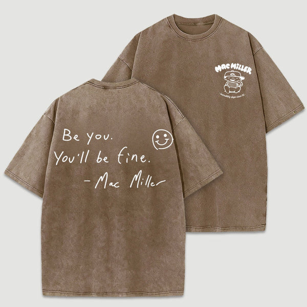 Mac Miller Quote Vintage Hip Hop Rap Washed T-Shirt