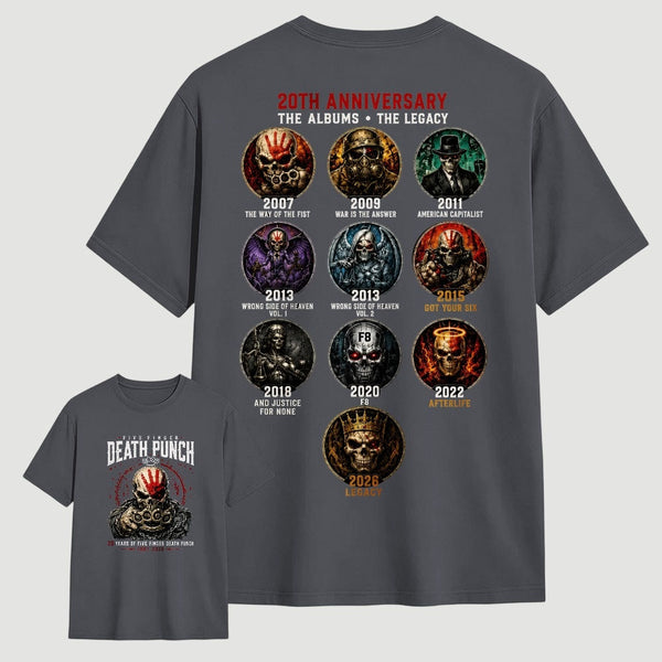 Five Finger Death Punch FFDP 20th Anniversary T-Shirt