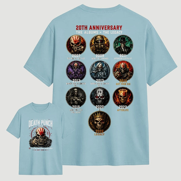 Five Finger Death Punch FFDP 20th Anniversary T-Shirt