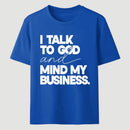 Mind My Biz Prayer Vibe Screen Print T-Shirt