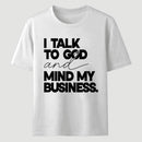 Mind My Biz Prayer Vibe Screen Print T-Shirt
