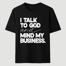 Mind My Biz Prayer Vibe Screen Print T-Shirt